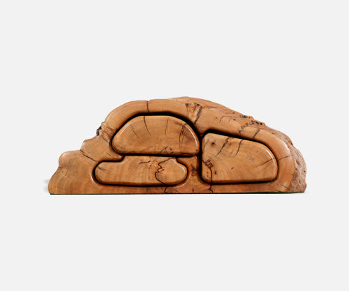 Vintage Carved Trinket Puzzle Jewelry Box