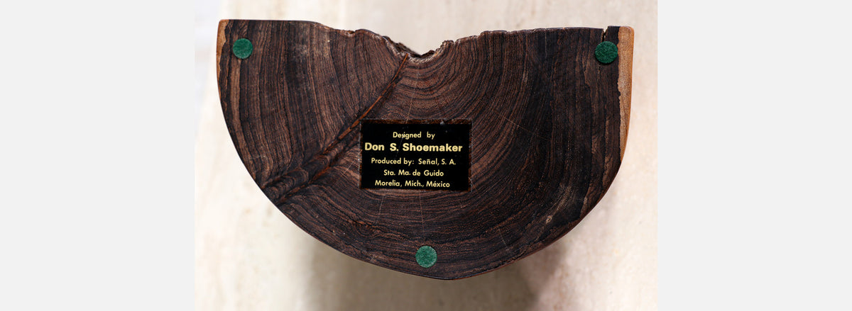 Don S. Shoemaker Sculpted Rosewood Bookends for Señal Furniture