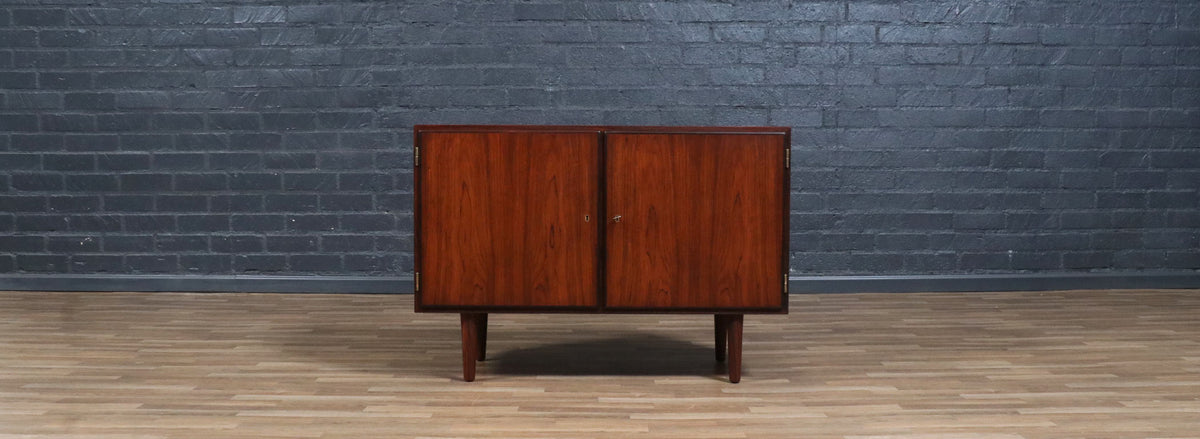 Carlo Jensen Brazilian Rosewood Cabinet for Hundevad & Co.