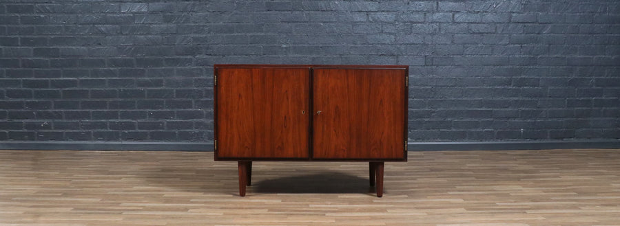 Carlo Jensen Brazilian Rosewood Cabinet for Hundevad & Co.