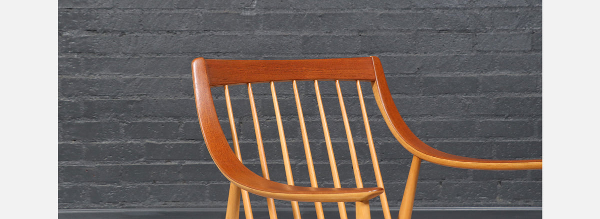 Peter Hvidt Model FD-146 Teak & Birch Lounge Chair