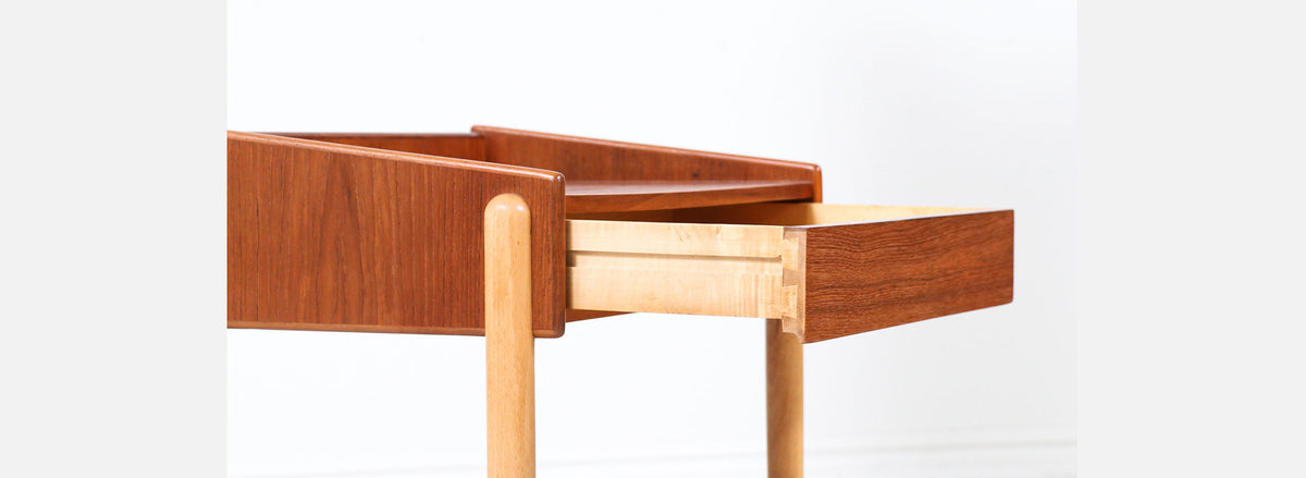 Børge Mogensen Teak & Oak Night Stand for Søborg Møbler