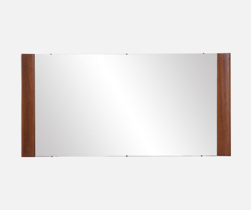 Paul Laszlo Sculpted Wall-Hanging Mirror for Brown Saltman
