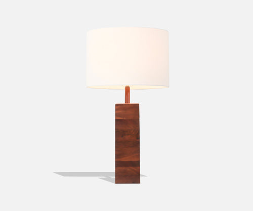 Gordon & Jane Martz Walnut Table Lamp for Marshall Studios