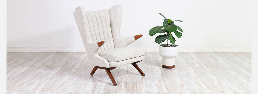 Svend Skipper "Papa Bear" Model-91 Wingback Lounge Chair