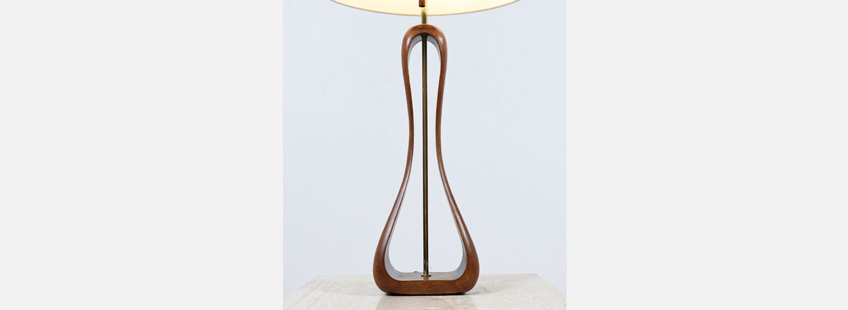 California Modern Sculpted Free-Form Table Lamp by Modeline of CA