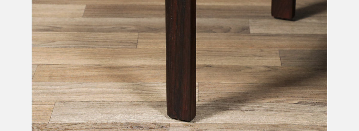 Danish Modern Rosewood & Leather Stool