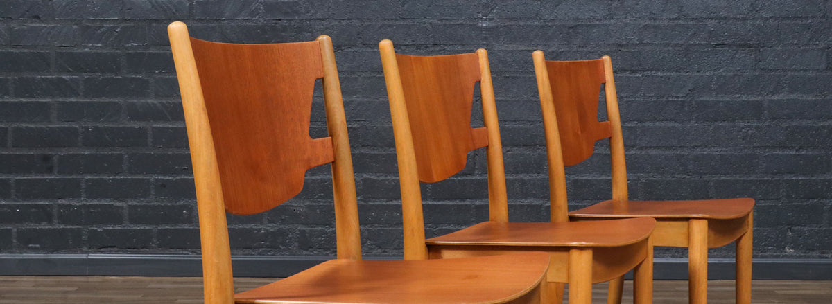 Børge Mogensen Stackable Dining Chairs for C.M. Madsens