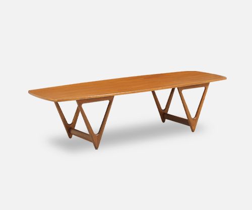 Kurt Østervig Surfboard Coffee Table for Jason Møbler