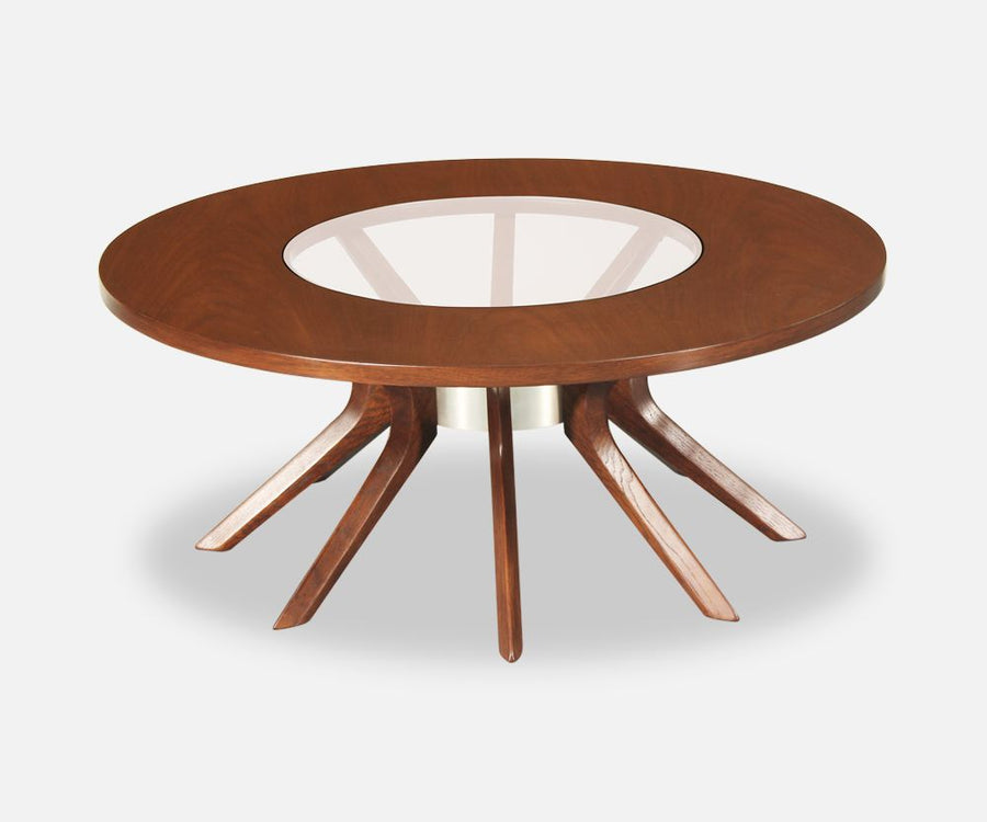 Mid-Century Brasilia "Cathedral" Coffee Table by Broyhill