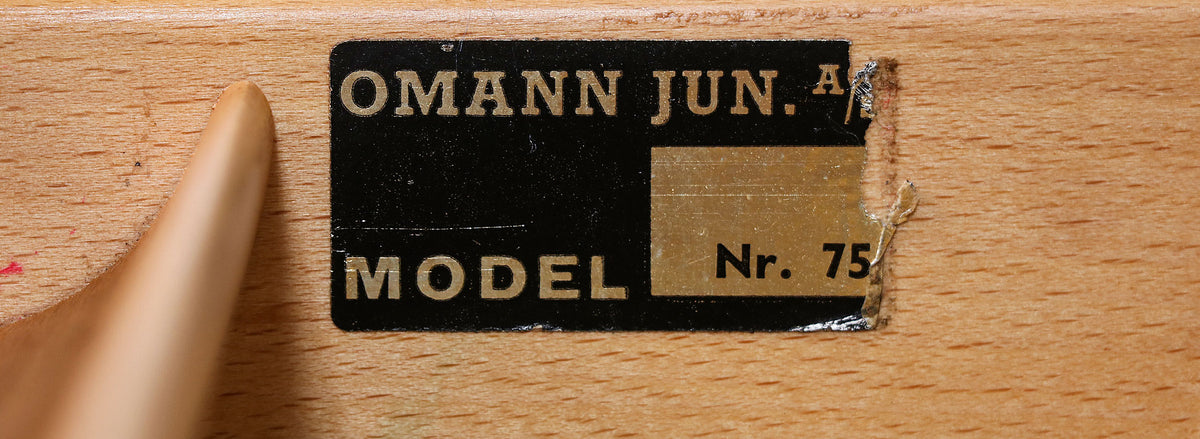 Gunni Omann Model-75 Floating Top Rosewood Desk for Omann Jun