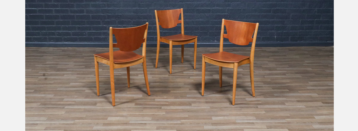 Børge Mogensen Stackable Dining Chairs for C.M. Madsens