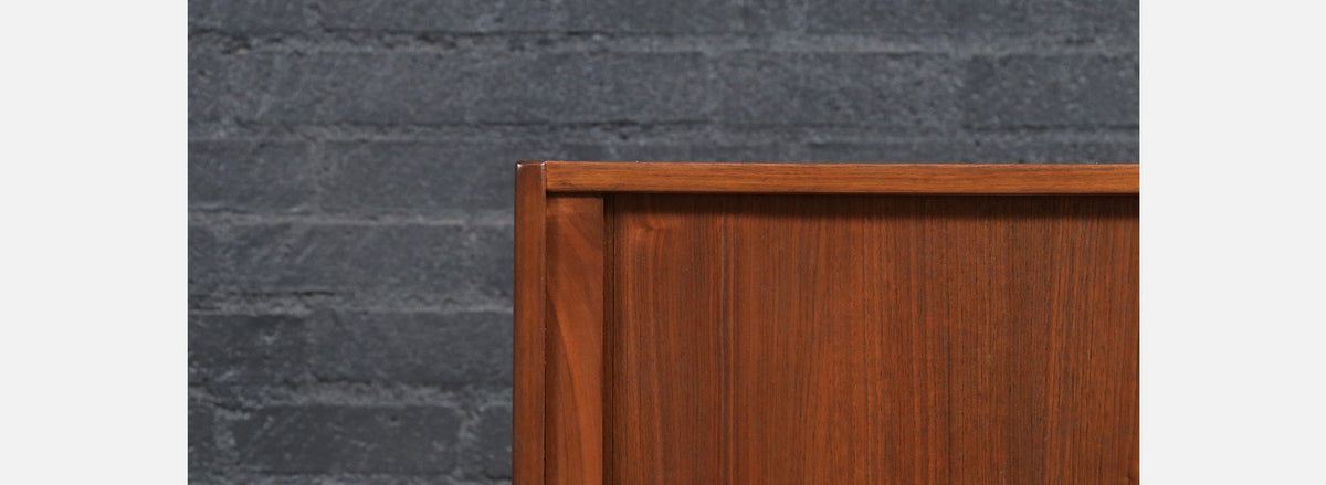 Nils Jonsson "Atle" Tambour-Door Credenza w/ Exposed Dovetail Joinery