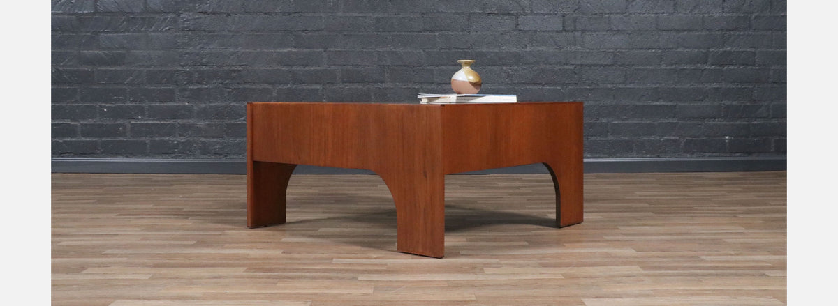 Claudio Salocchi “Oriolo” Smoke Glass Coffee Table for Sormani 