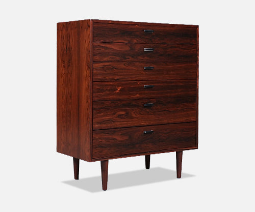 Jack Cartwright Brazilian Rosewood Highboy Dresser for Founders