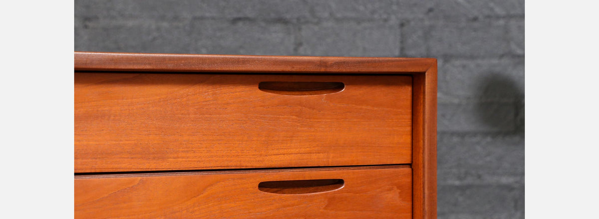 Ib Kofod-Larsen "Jutland" Teak Credenza for Brande Møbelfabrik