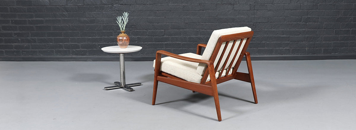 Arne Wahl Iversen Teak Lounge Chair for Komfort