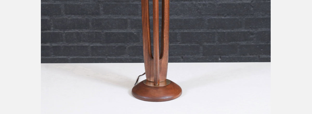Mid-Century California Modern Sculpted Table Lamp by Modeline