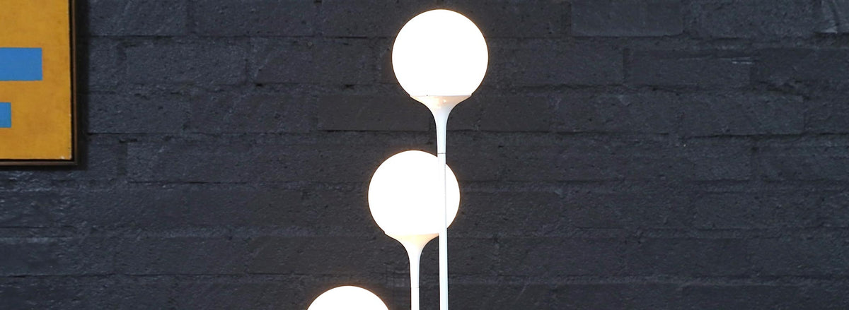 Mid Century Modern 5-Tier Orb Floor Lamp by Lightolier