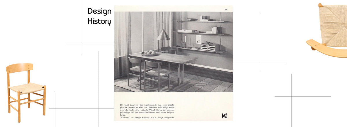 Børge Mogensen "FolkeStole" J-39 Dining Chairs for FDB Møbler 