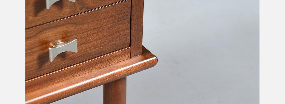 Mid-Century Modern Sculpted Floating Night Stands by Weiman