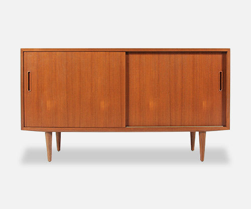 Danish Modern Teak Credenza by Carlo Jensen for Hundevad & Co.