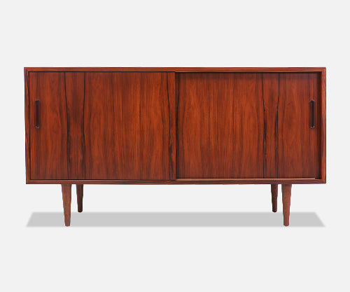 Danish Modern Rosewood Credenza by Carlo Jensen for Hundevad & Co. 