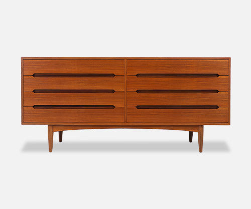 Danish Modern Teak Dresser by E.W. Bach 