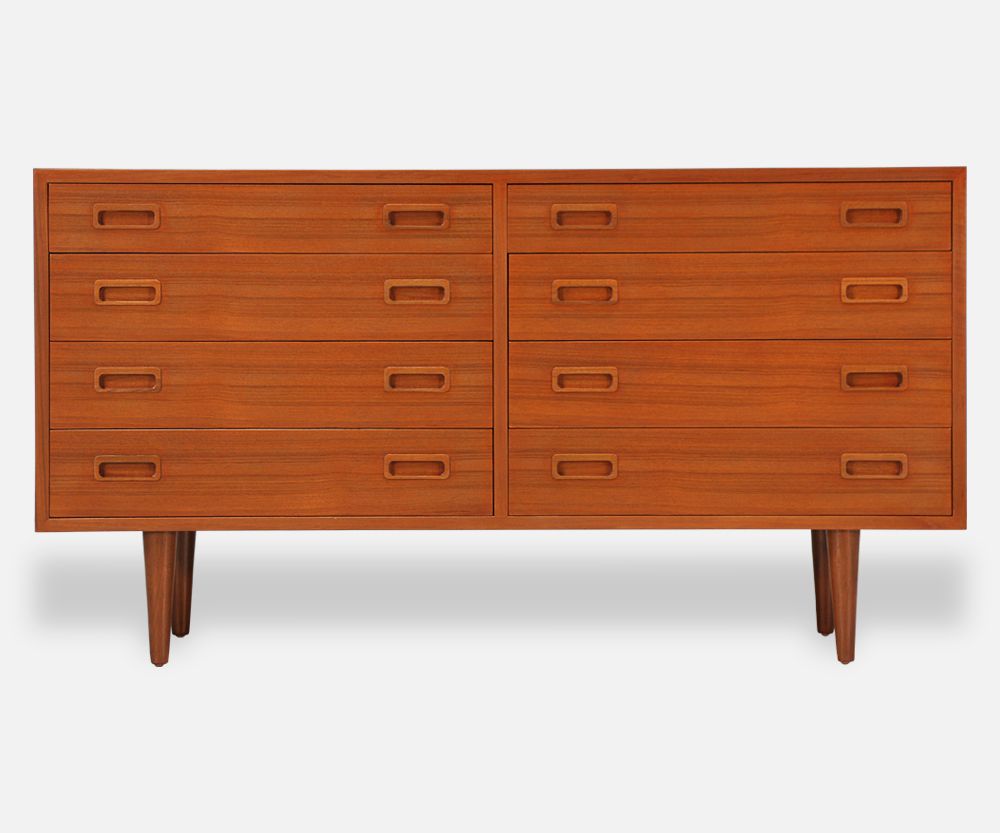Carlo Jensen Teak Dresser for Hundevad & Co.