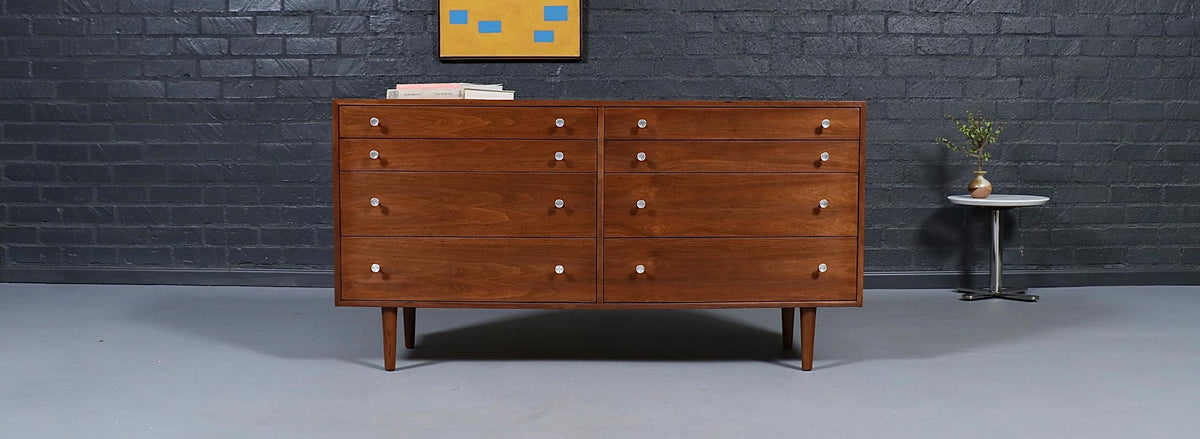 Walnut Dresser by Milo Baughman for Glenn of California