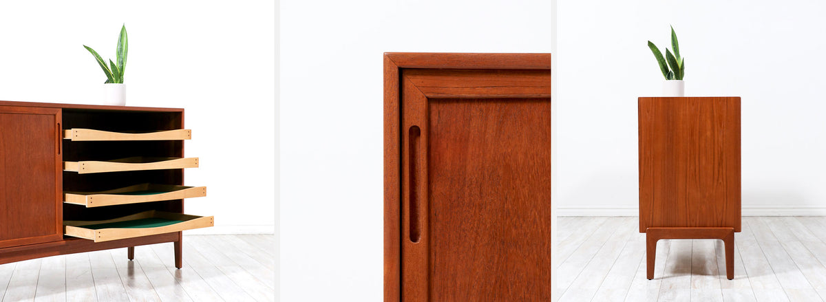 Mid-Century Danish Modern Teak Credenza by William Watting