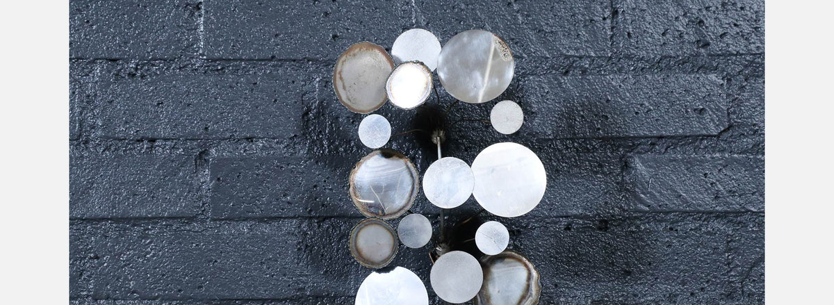 Californian Modernist "Raindrop" Chrome Sculpture by Curtis Jere