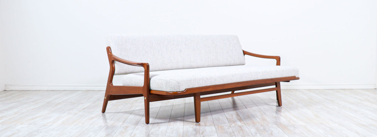 Arne Wahl Iversen Teak Convertible Daybed Sofa for Komfort 