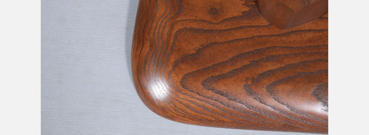 Lynn Lawrence Carved Biomorphic Floor Lamp for Modeline of CA