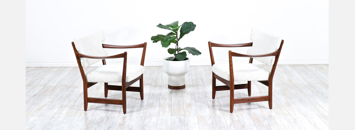 Norwegian Modern "Kaminstolen" Teak Lounge Chairs by Fredrik Kayser & Adolf Relling