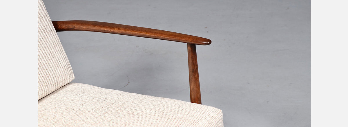 Pair of Ib Kofod Larsen “Spear” Lounge Chairs for Selig