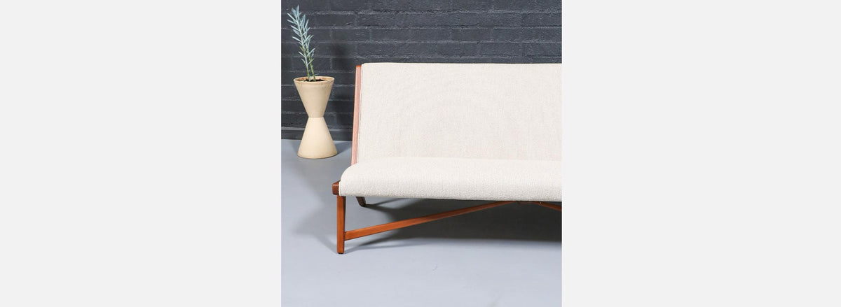 Early Hans J. Wegner JH-555 Teak Sofa for Johannes Hansen