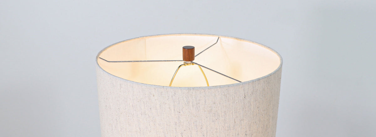 Jane & Gordon Martz Floor Lamp with Ceramic Coin Side Table for Marshall Studios