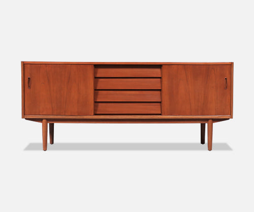 Nils Jonsson "Trio" Teak Credenza for Hugo Troeds