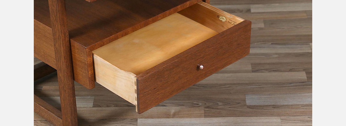 California Modern Two-Tier Night Stand by Paul Laszlo