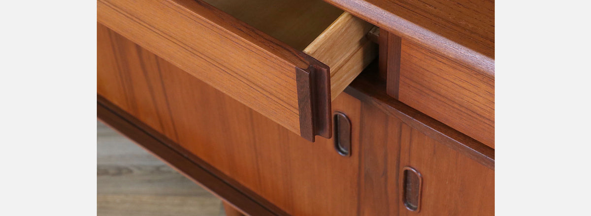 Mid-Century Modern Teak Credenza by Punch Design