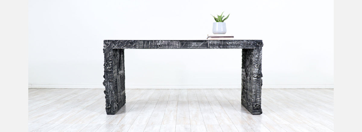 Adrian Pearsall "Sculptra" Brutalist Console Table for Craft Associates