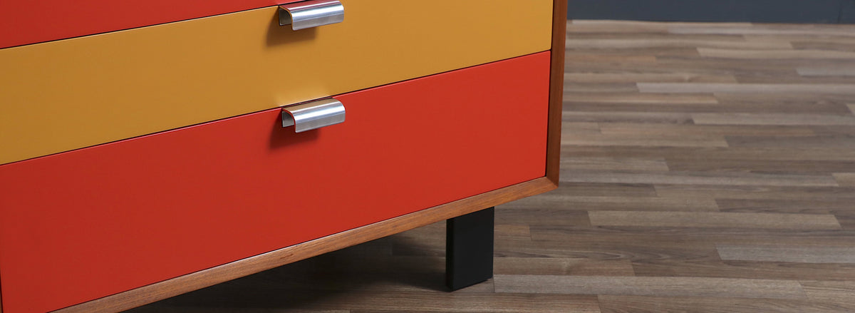 George Nelson Multi-Color Lacquered Chest for Herman Miller