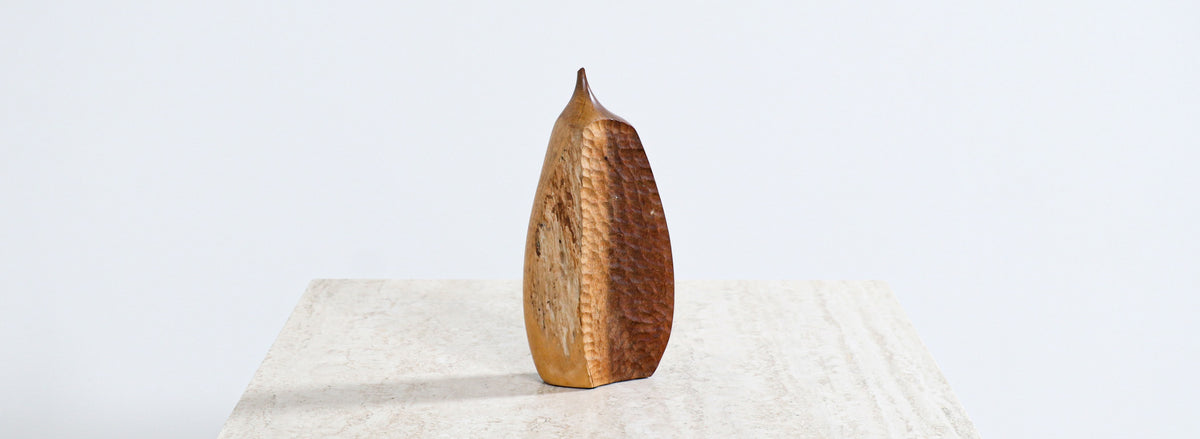 California Modern Red Acacia Weed Pot Vase by Doug Ayers