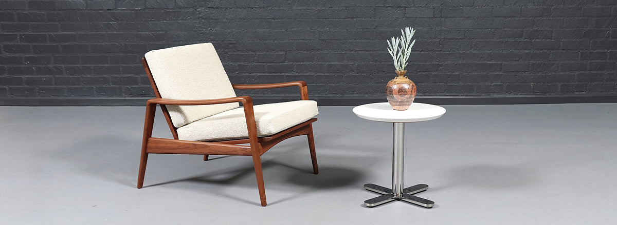 Arne Wahl Iversen Teak Lounge Chair for Komfort