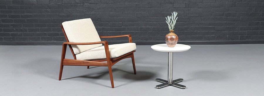 Arne Wahl Iversen Teak Lounge Chair for Komfort