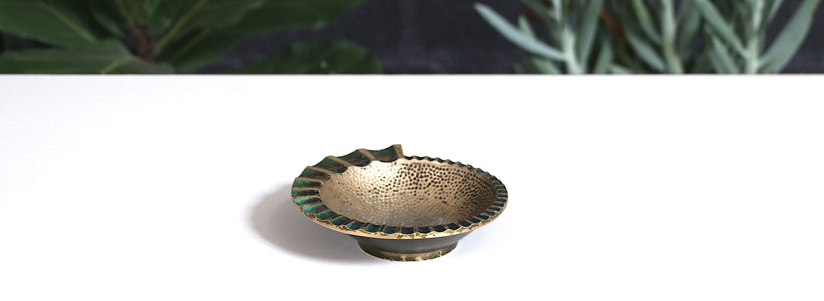 Maurice Ascalon Bronze Shell Ashtray for Pal-Bell