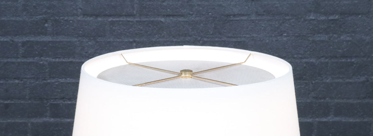 Gerald Thurston Sculpted Tripod Table Lamp for Lightolier