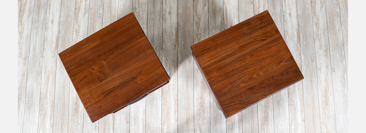 Mid-Century Modern Walnut Night Stands by Ace-Hi