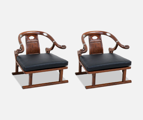 Mid-Century Modern "Far East Collection" Arm Chairs by Baker